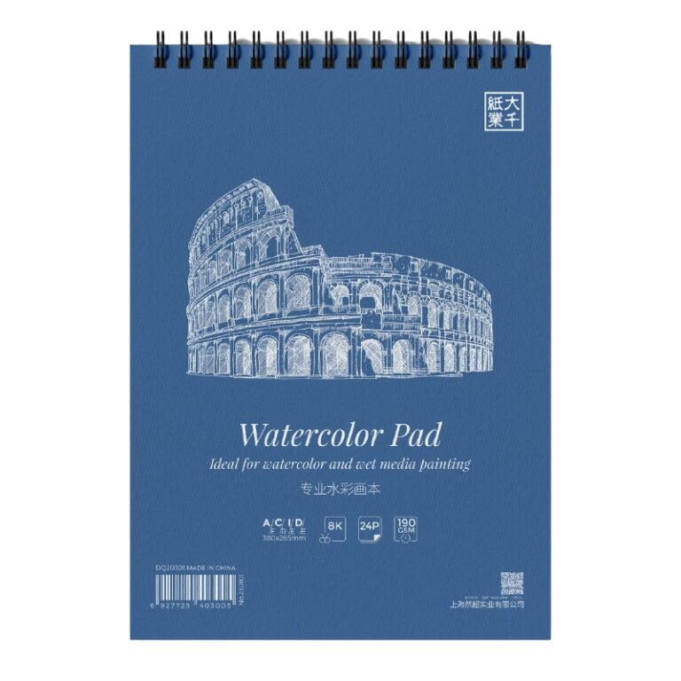 Thinkart Watercolor Paper Pad White 8Kx24 Sheets 190g