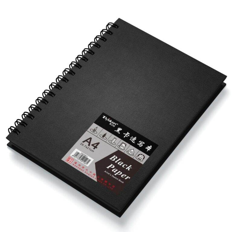 Thinkart Hardcover Black Paper Pad A4x60 Sheets 110g