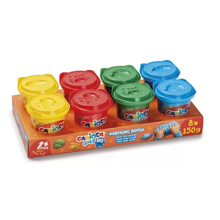 Carioca Baby Dough 150G Set Of 8 Pcs