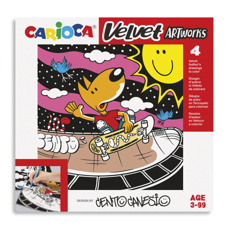 Carioca Velvet Sports Set Of 4 Artworks