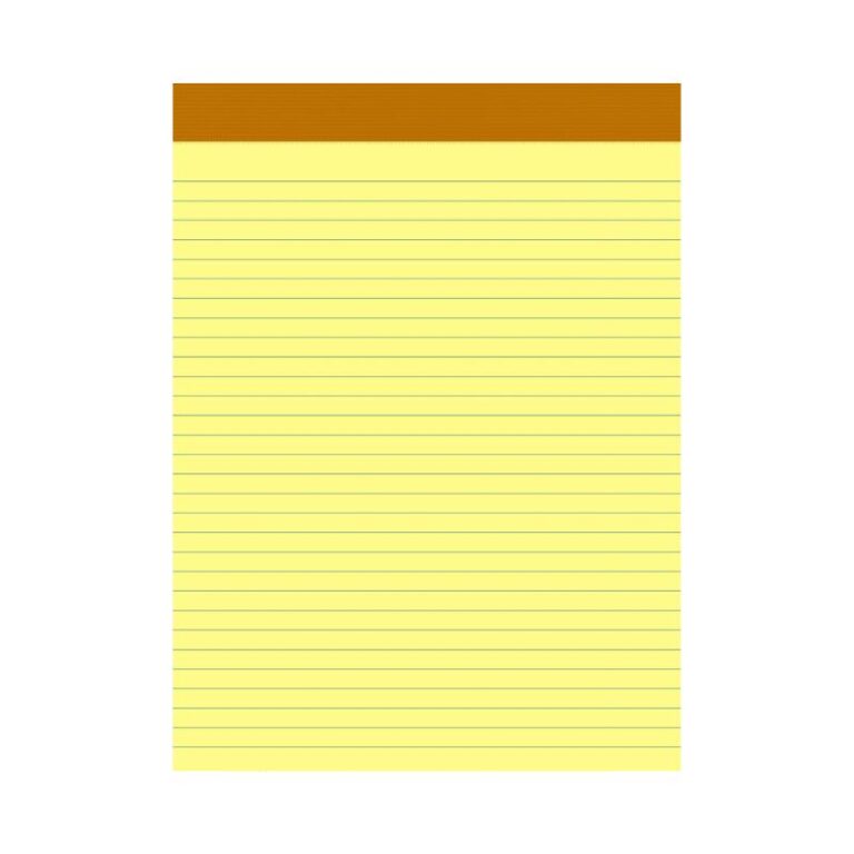 Bloc Note Yellow Pad 16*21.5 70gr 50sh