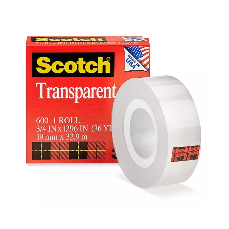 3M Scotch Transparent Tape 3/4"