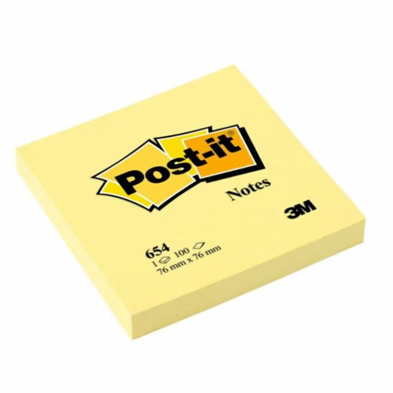 Post-it Notes Yellow 3 X 3 100 Sh