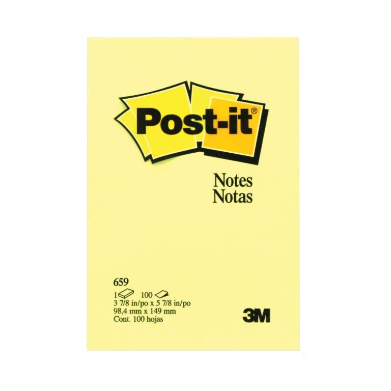 3M Post-it Notes Yellow 4*6