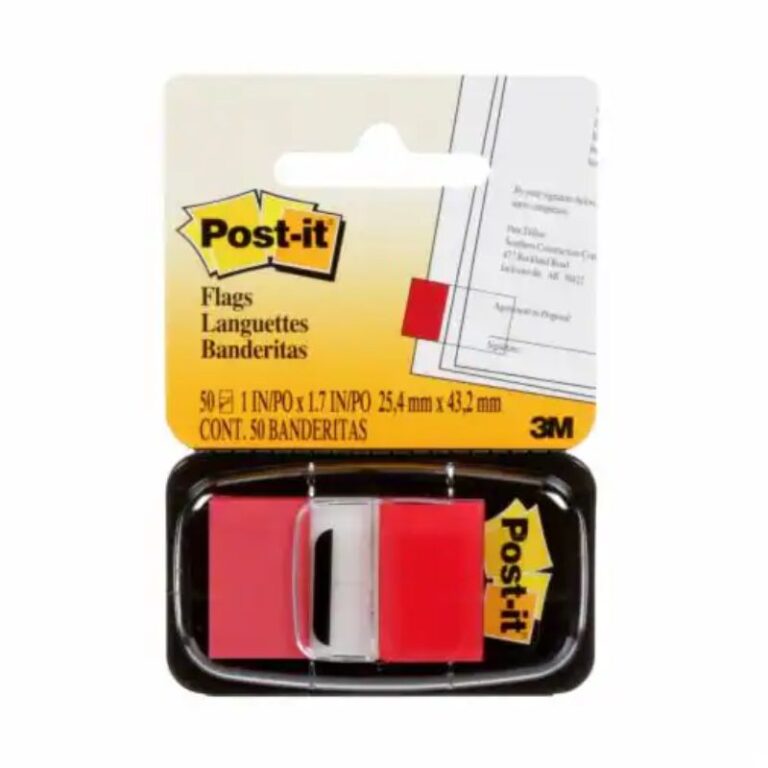 3M Post-it Flags Red 1*1.8