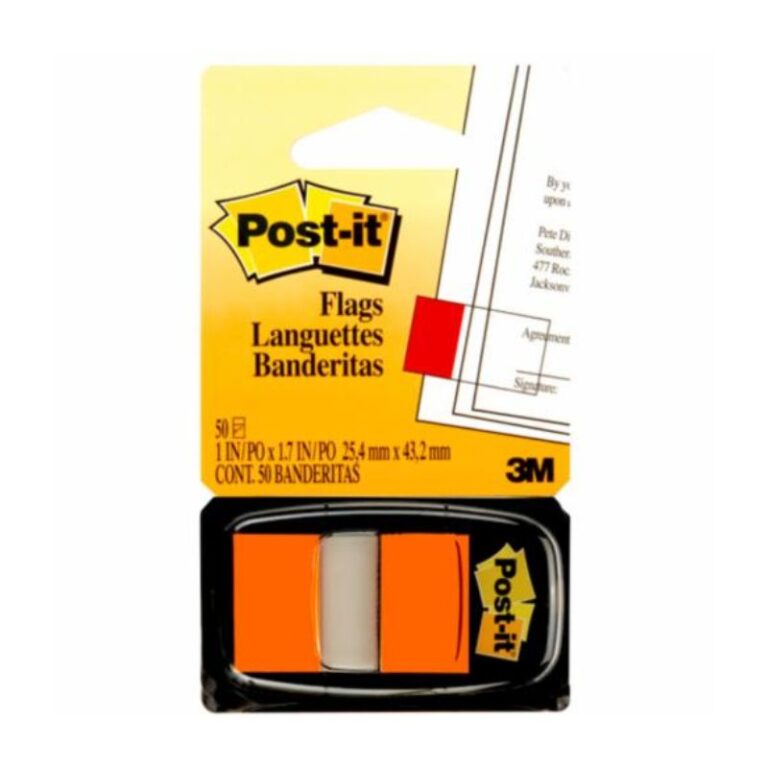 3M Post-it Flages Orange 1*1.7