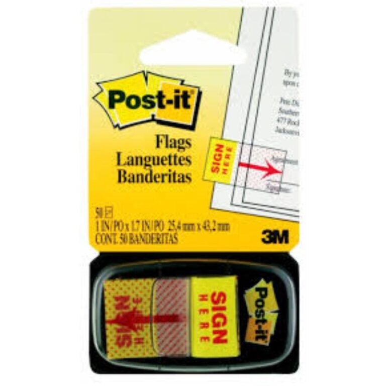 3M Post-it Flags Sign Here 1*1.7