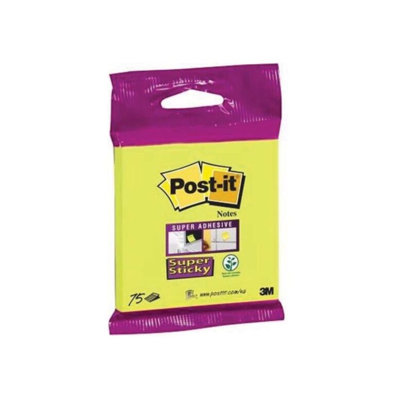 Post-it Super Sticky Notes 76*76mm 75sh