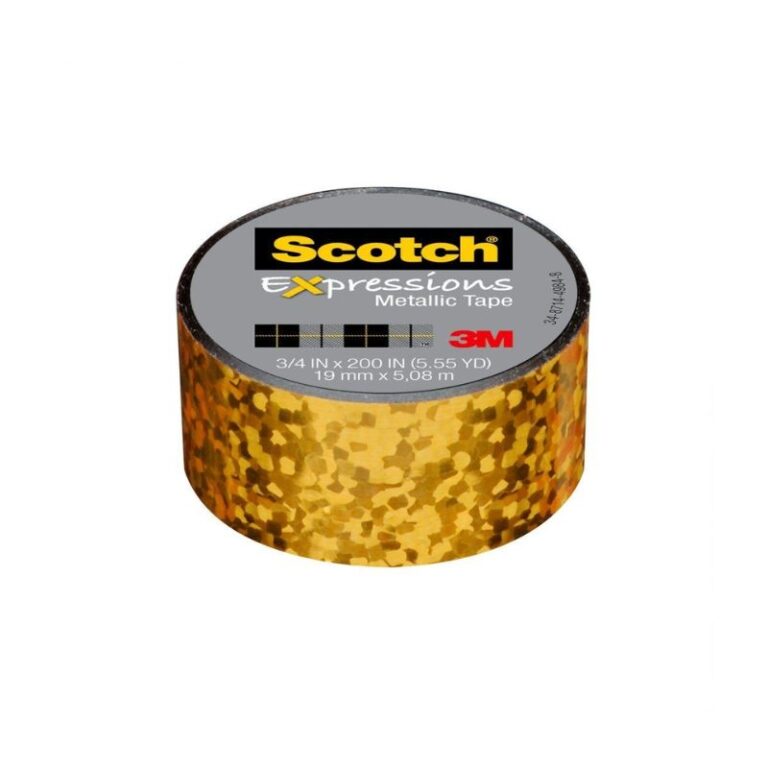 3M Scotch Metallic Tape 19mm*5.08m Gold