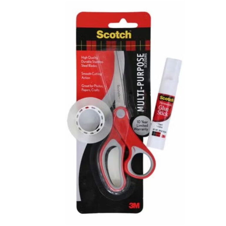 Scotch Offer Scissors + Glue + Scotch Tape