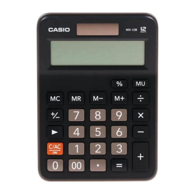 Casio MX-12S Electronic Calculator 12 Digits