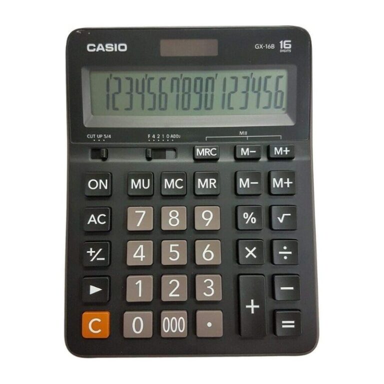 Casio GX-16B Desk Calculator 16 Digits