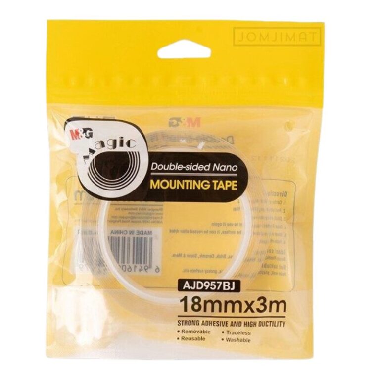 M&G Transparent Mouting Double Sided Tape 18MM*3M