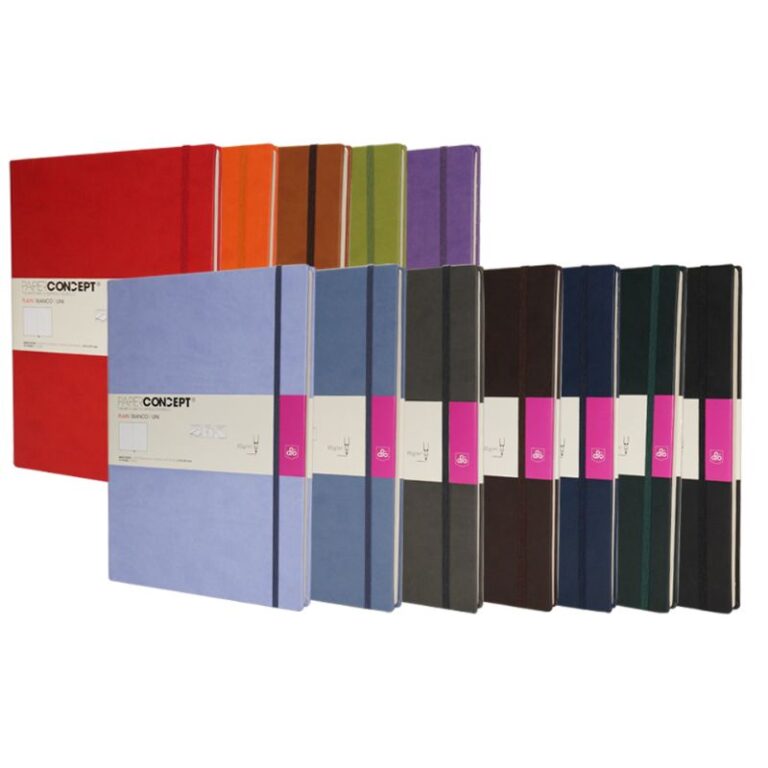 Paperconcept Executive Notebook PU Soft Cover Plain 21×29.7 cm