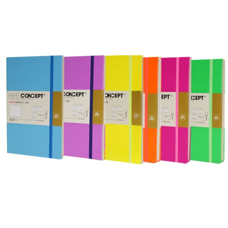 Paperconcept Executive Notebook PU Fluo Soft Cover Line 21×29.7 cm