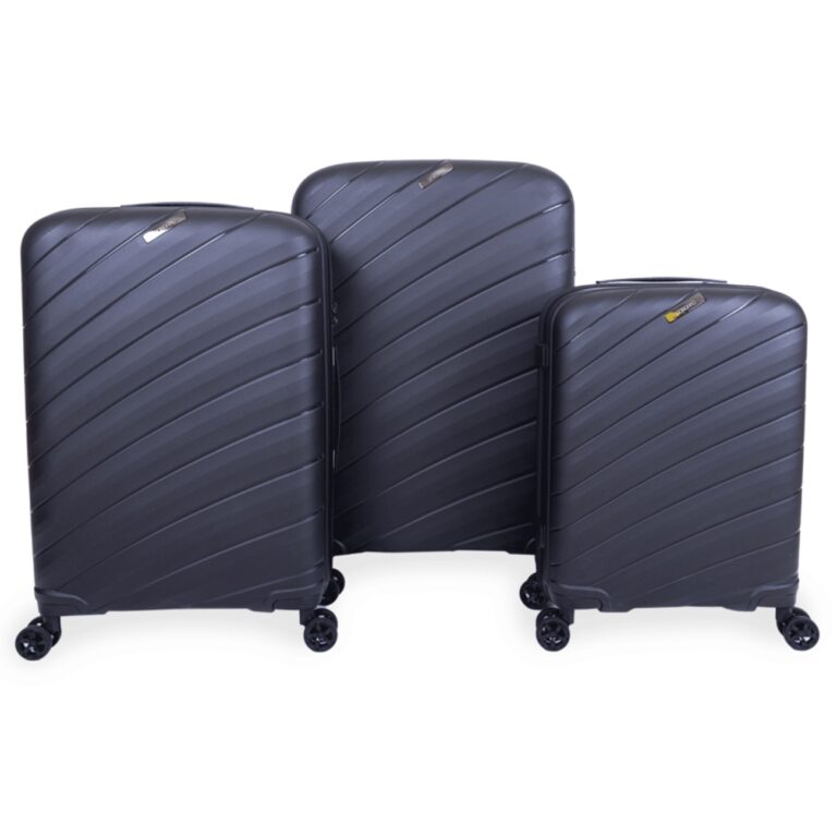 OnBoard Travel Bag Serenity Set Of 3 Metallic Black