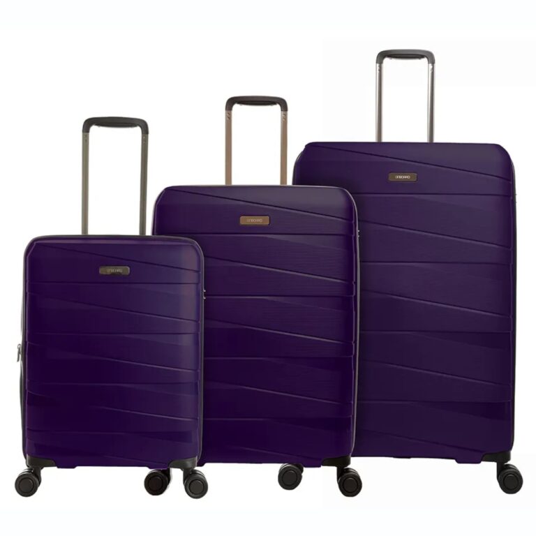 OnBoard Travel Bag Daring Set Of 3 Metallic Dark Purple