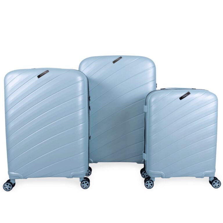 OnBoard Travel Bag Serenity Set Of 3 Metallic Mint Green