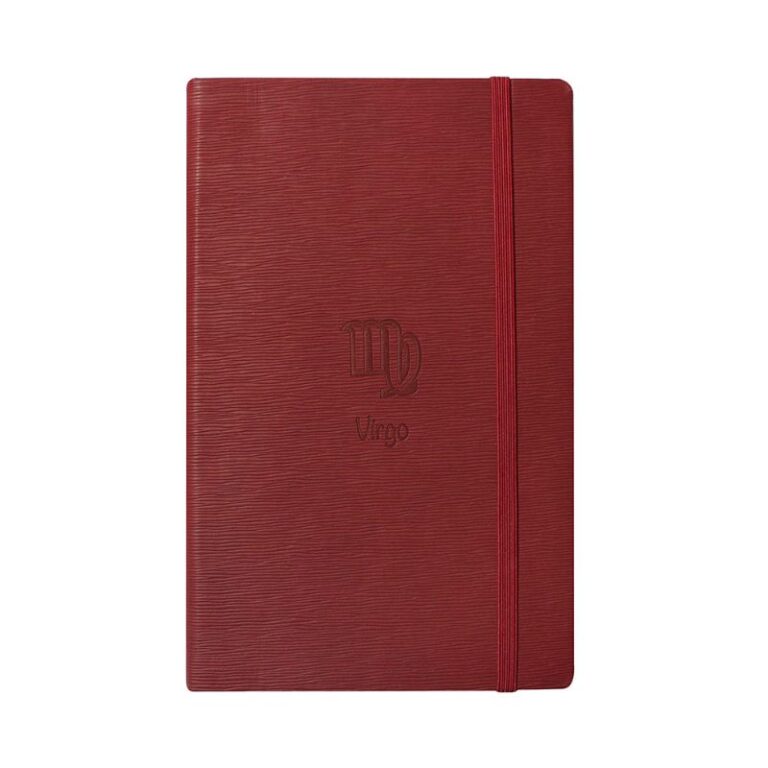 Paperconcept Youth Collection PU Twill Hard cover line 13×21 cm Red