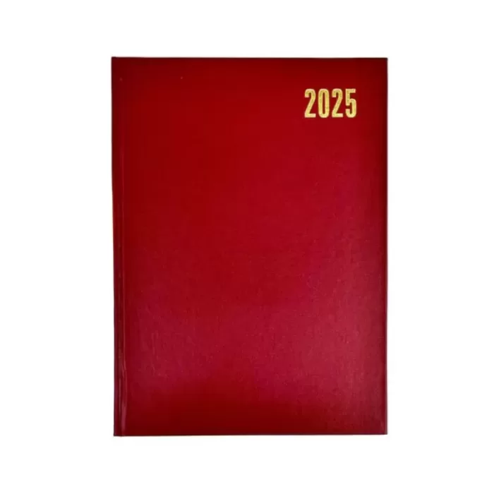 2025 Desk Diary 60gsm Hard Cover 17x24cm