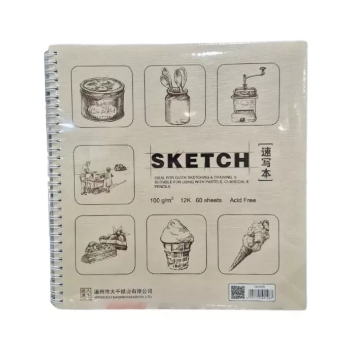 Thinkart Sketch & Drawing Pad White 12Kx60 Sheets