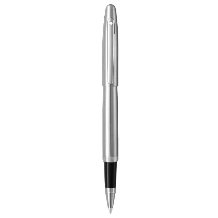 Sheaffer VFM 9426 Brushed Chrome Rollerball Pen With Chrome Trim