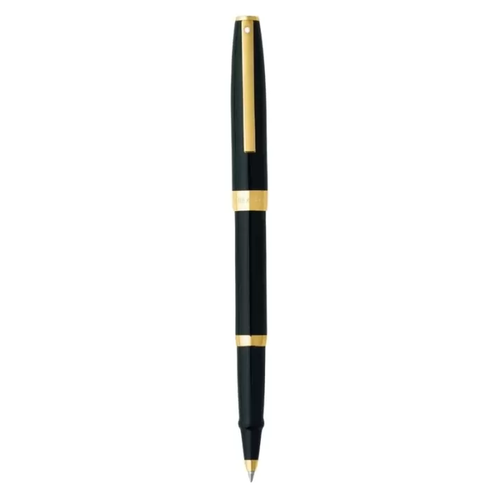 Sheaffer SAGARIS E9471 Gloss Black Rollerball Pen With Gold Tone Trim