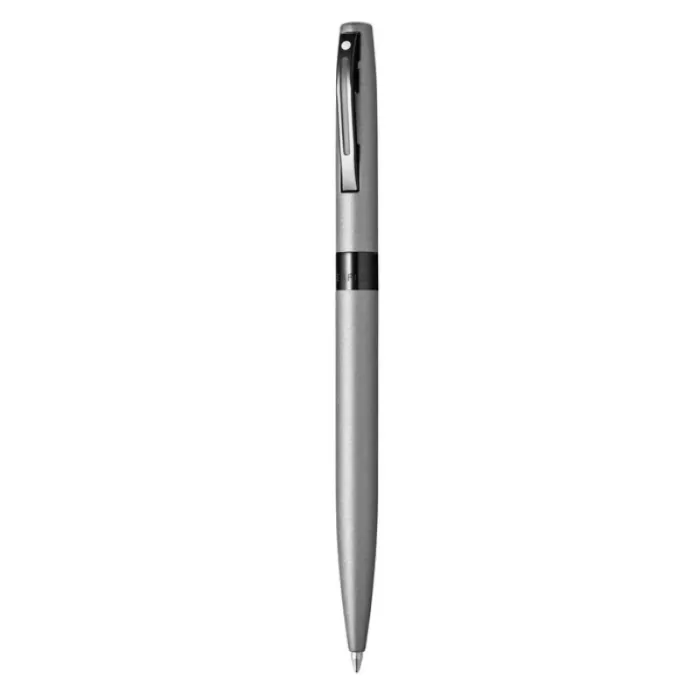 Sheaffer REMINDER E9019 Matte Gray Ballpoint Pen With Black PVD Trim