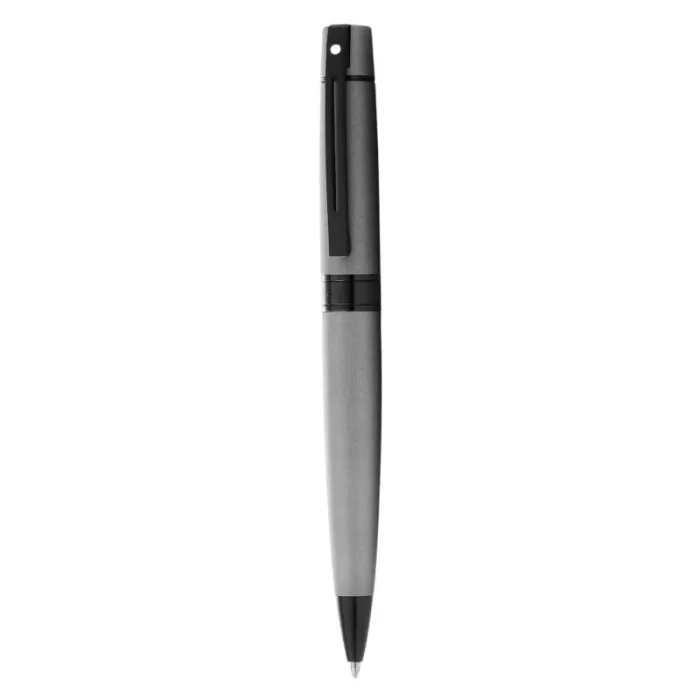 Sheaffer 300 E9345 Matte Gray with Polished Black Trims Ballpoint Pen