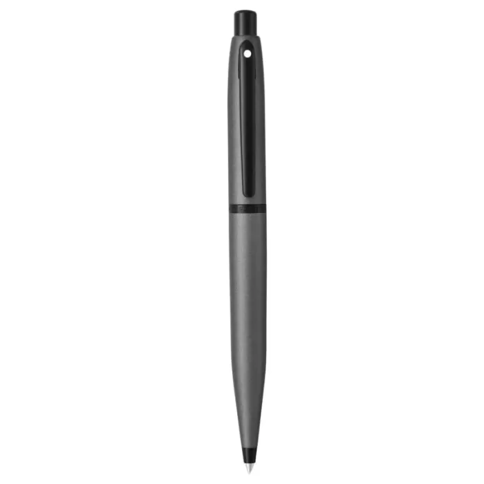 Sheaffer VFM 9424 Matte Gray Ballpoint Pen With Matte Black Trim