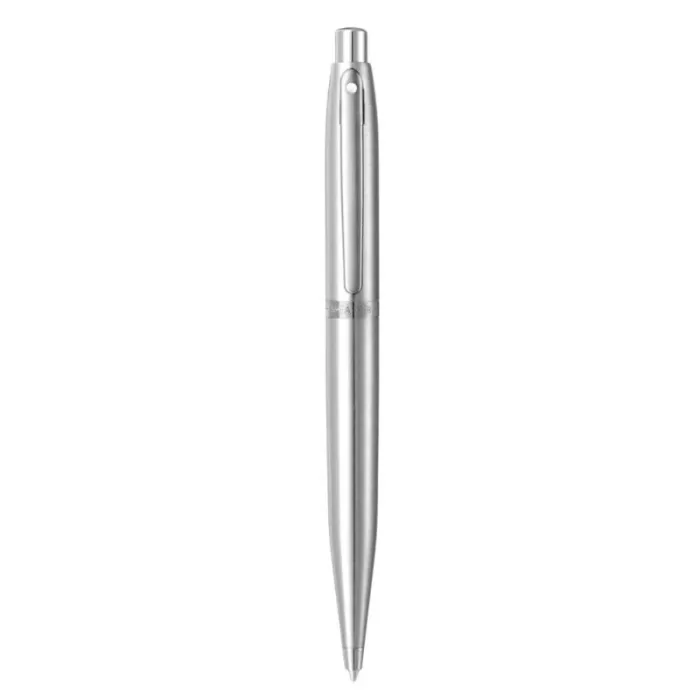 Sheaffer VFM 9426 Brushed Chrome Ballpoint Pen With Chrome Trim