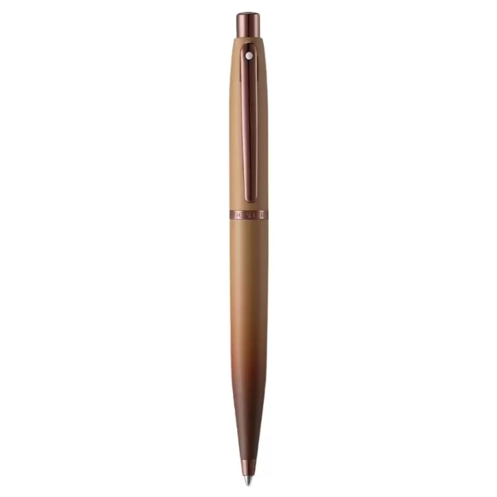 Sheaffer VFM 9428 Coffee Edition Matt Brown Ballpoint Pen with Regal Brown PVD Trims