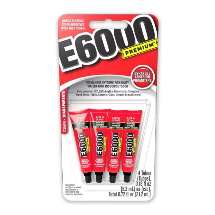 Eclectic E6000 Clear 5.3ml Permanent Bond