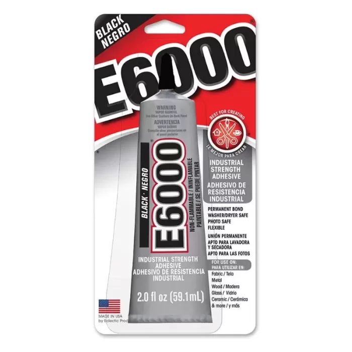 Eclectic E6000 59.1ml Black Permanent Bond