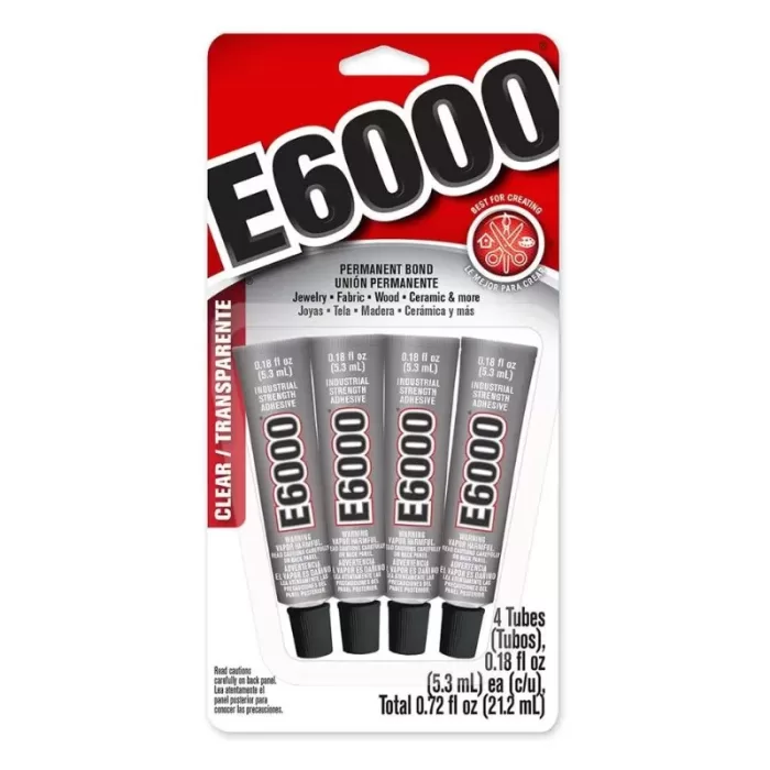 Eclectic E6000 5.3ml Pack Of 4 Blister