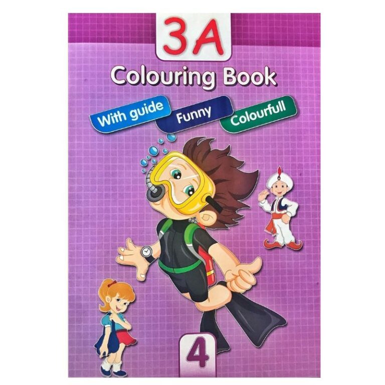 3A Coloring Book Characters - 4