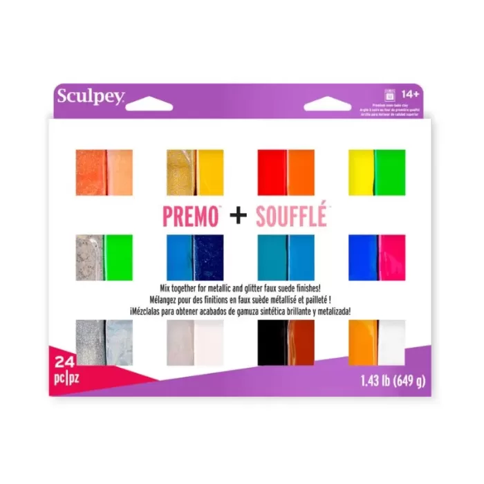 Sculpey Premo & Soufflé Multi-Pack 24 pc