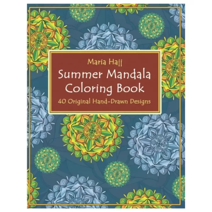 Summer Mandala Coloring Book - Maria Hajj Series