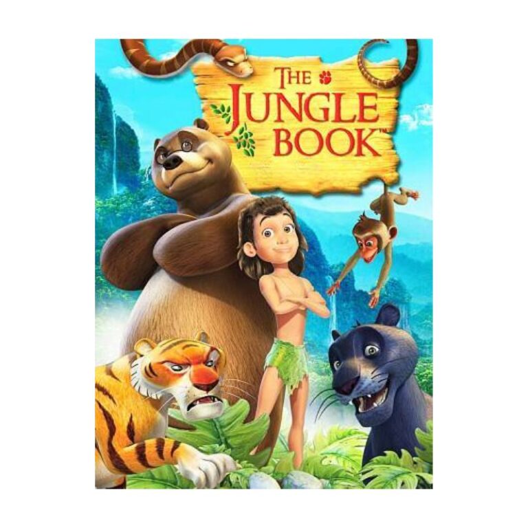 The Jungle Book Coloring Book + Stickers