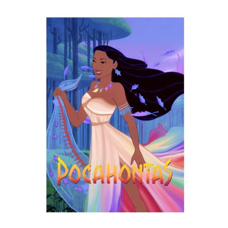 Pocahontas Coloring Book + Stickers