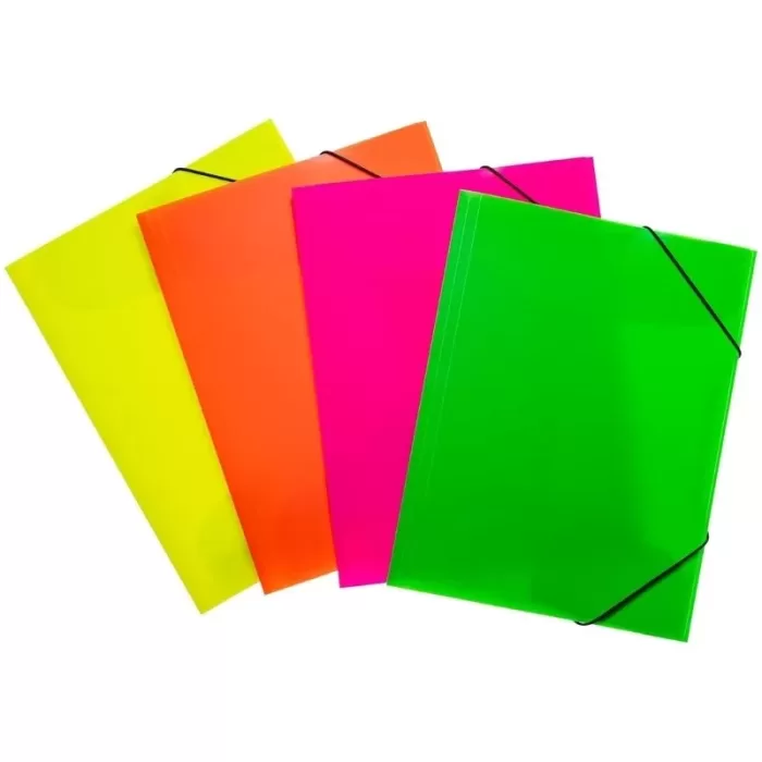 Herma  Elasticated Folder A4 Neon