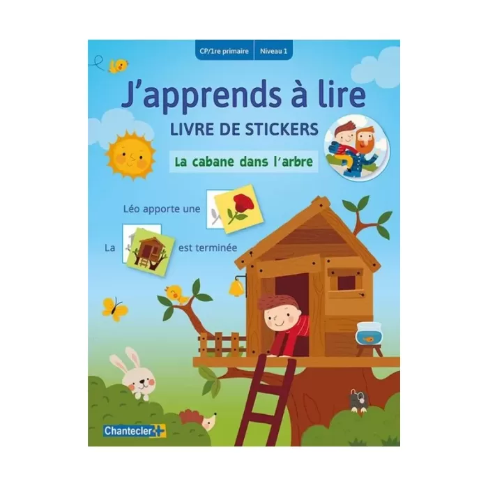 J'apprends à lire livre de stickers - La cabane dans l'arbre (6-7 Ans)