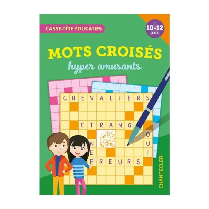 Mots Croisés hyper amusants (10-12 a.) - casse-tete educatifs