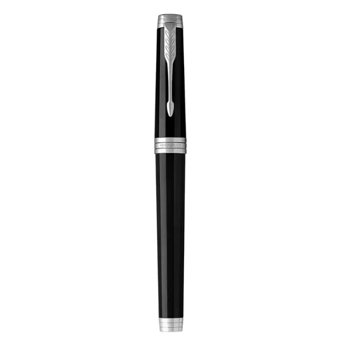 Parker Premier Deep Black Lacquer Rollerball - Image 2