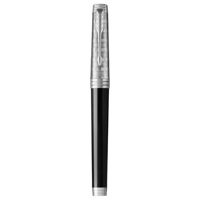 Parker Premier Custom Black ST Rollerball Pen - Image 2