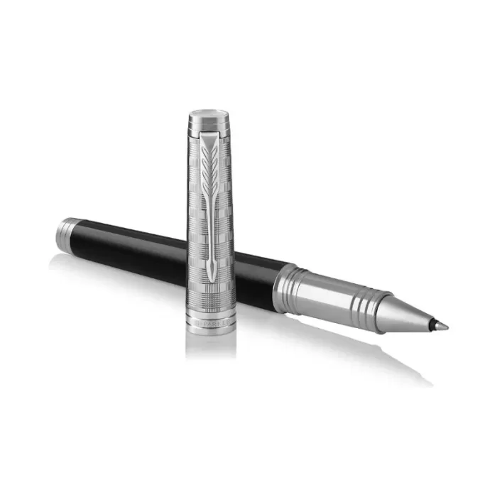 Parker Premier Custom Black ST Rollerball Pen - Image 3