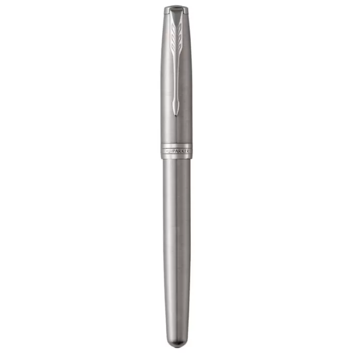 Parker Sonnet Stainless Steel Chrome Trim Fountain Pen - Image 2