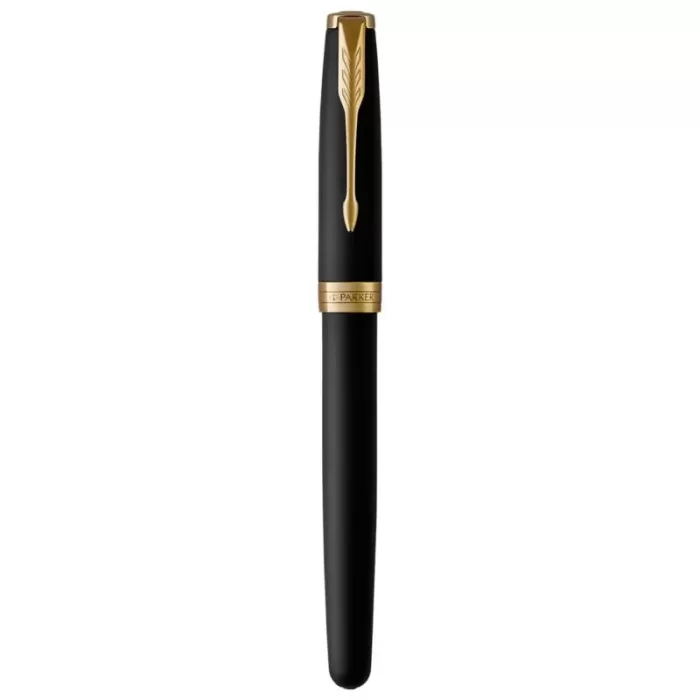 Parker Sonnet Matte Black GT Fountain Pen - Image 2