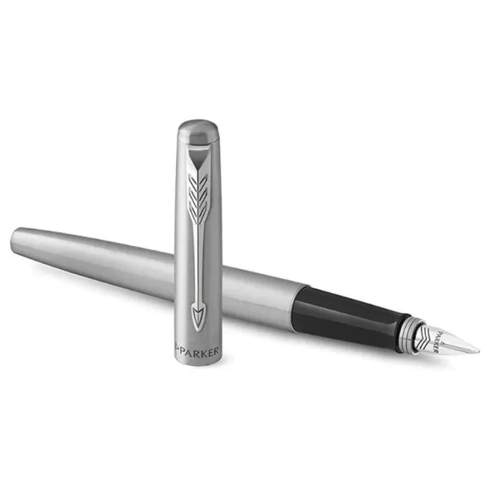 Parker Jotter Stainless Steel CT Medium Nib Fountain Pen - Image 2