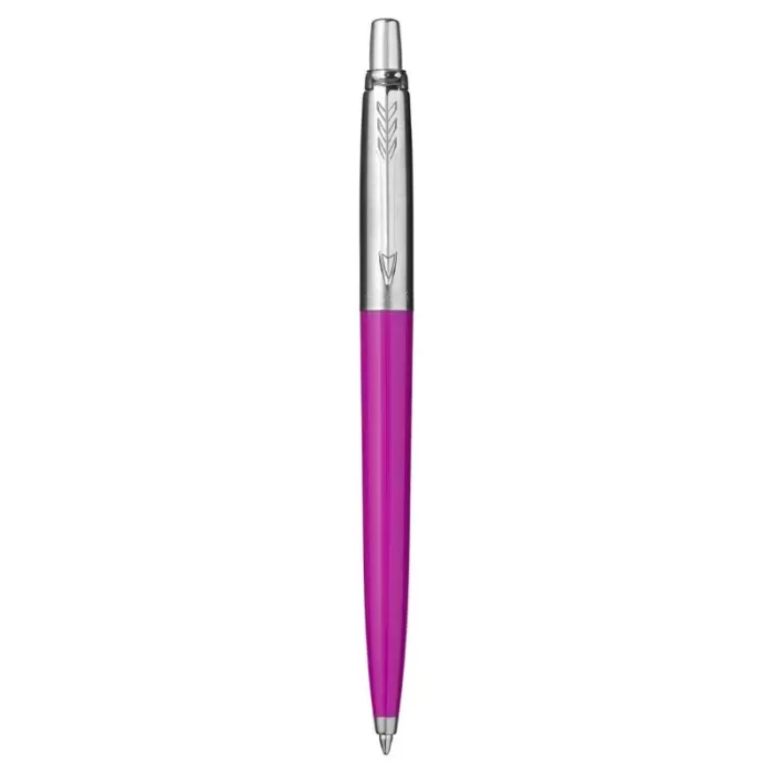 Parker Jotter Standard Chrome Trim BallPoint Pen Purple Body Blue Ink